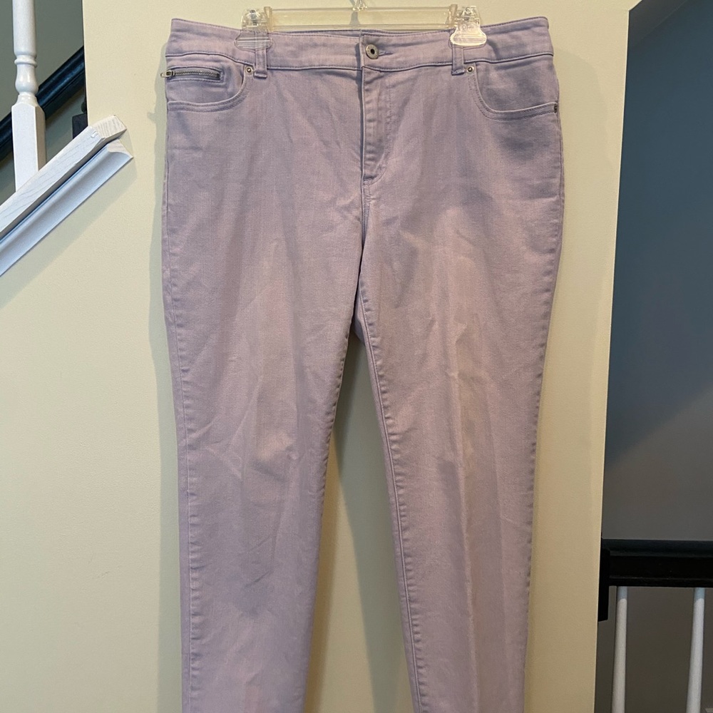 Chico’s Lavender Platinum Jeans